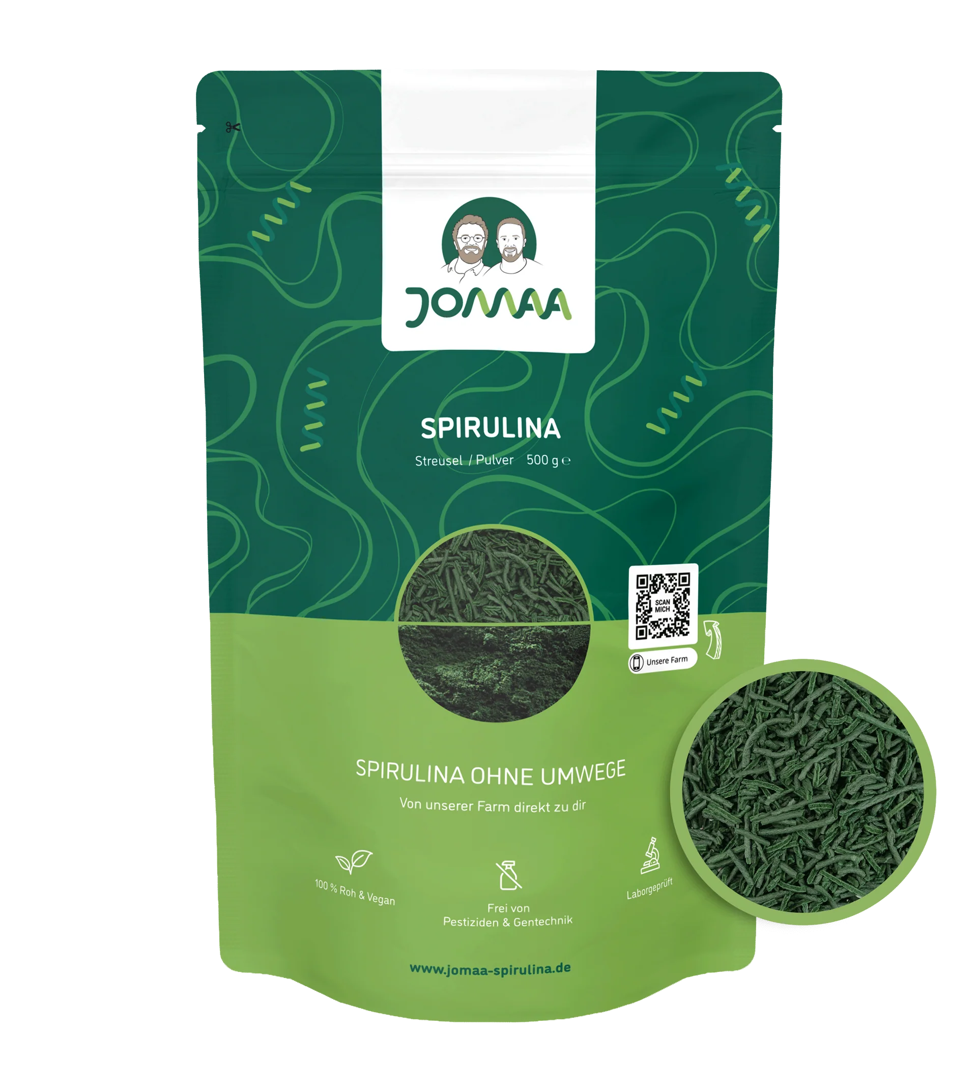 Spirulina Streusel 500g