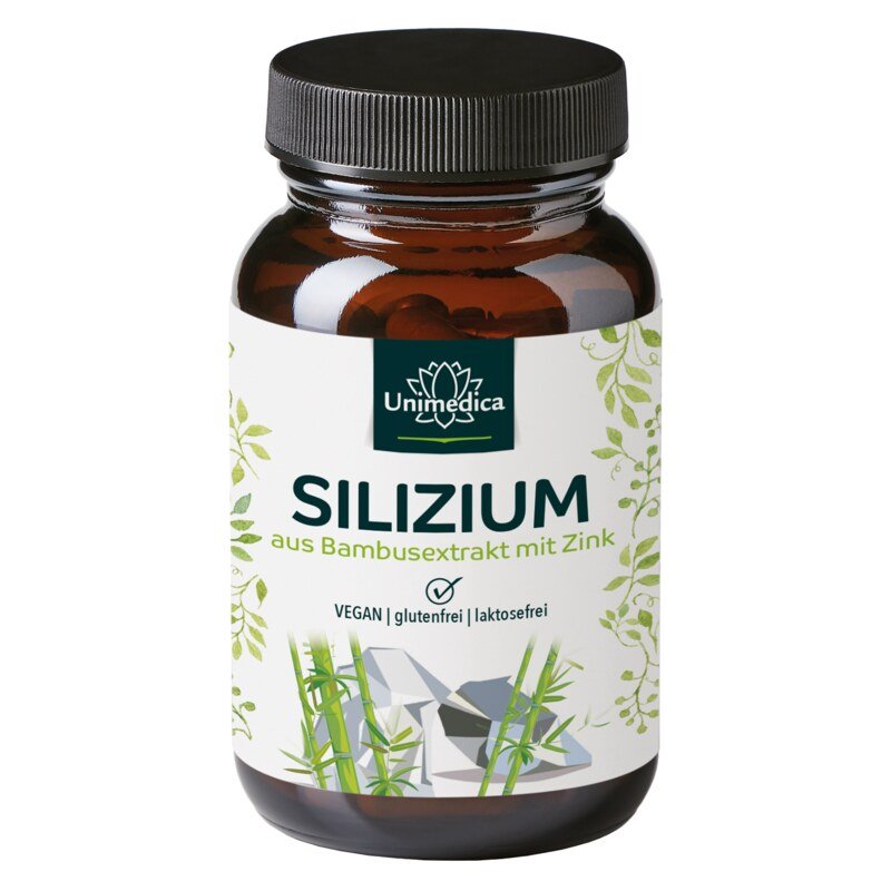 Silizium aus Bambus mit Zink – 60 Kapseln | Vegan